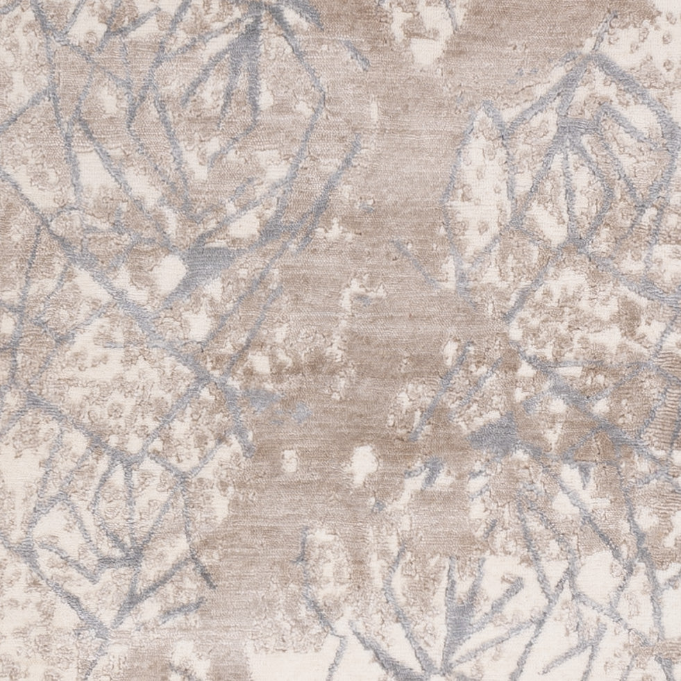 Designermatta - 245 x 175 cm - ljusgrå