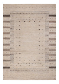 Gabbeh-mattan - Loribaft Indus - 246 x 176 cm - ljusbeige