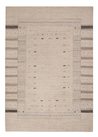Gabbeh-mattan - Loribaft Indus - 245 x 174 cm - ljusbeige