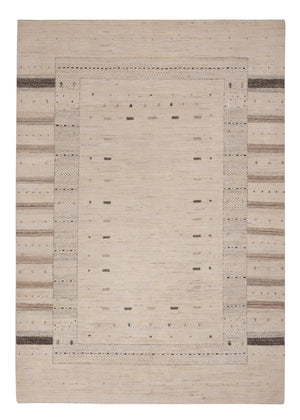 Gabbeh-mattan - Loribaft Indus - 245 x 174 cm - ljusbeige
