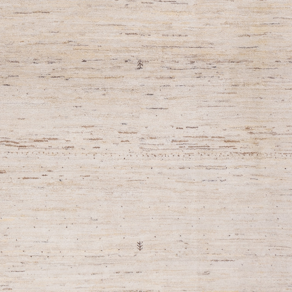 Gabbeh-mattan - Loribaft Indus kvadrat  - 246 x 249 cm - ljusbeige