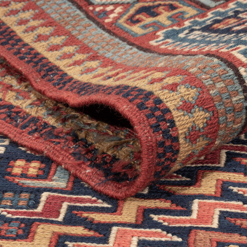 Kelim Carpet - orientalisk matta - Soumak - 212 x 170 cm - flerfärgad