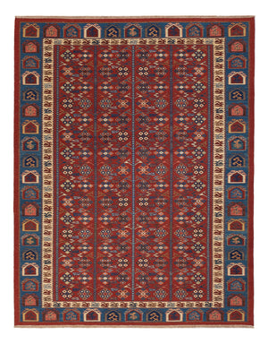 Kelim Carpet - orientalisk matta - Soumak - 228 x 175 cm - rost