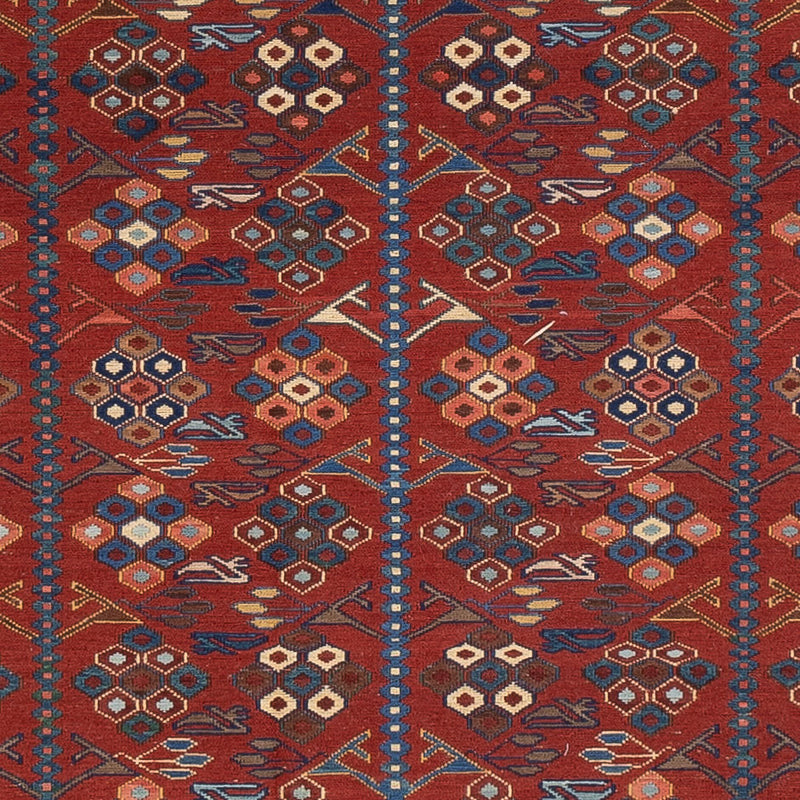Kelim Carpet - orientalisk matta - Soumak - 228 x 175 cm - rost