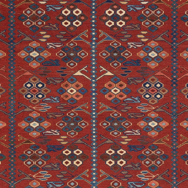 Kelim Carpet - orientalisk matta - Soumak - 229 x 175 cm - rost