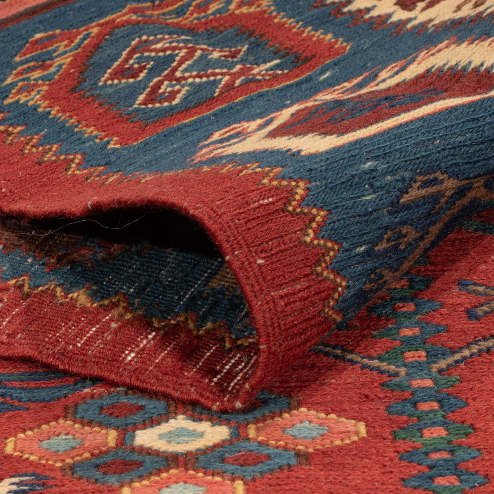 Kelim Carpet - orientalisk matta - Soumak - 229 x 175 cm - rost