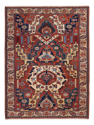 Kelim Carpet - orientalisk matta - Soumak - 256 x 194 cm - flerfärgad
