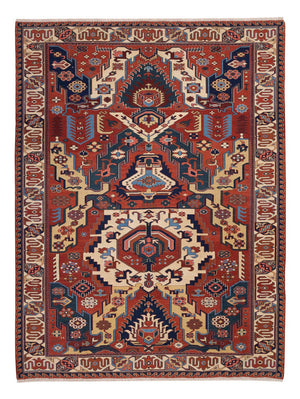 Kelim Carpet - orientalisk matta - Soumak - 256 x 194 cm - flerfärgad