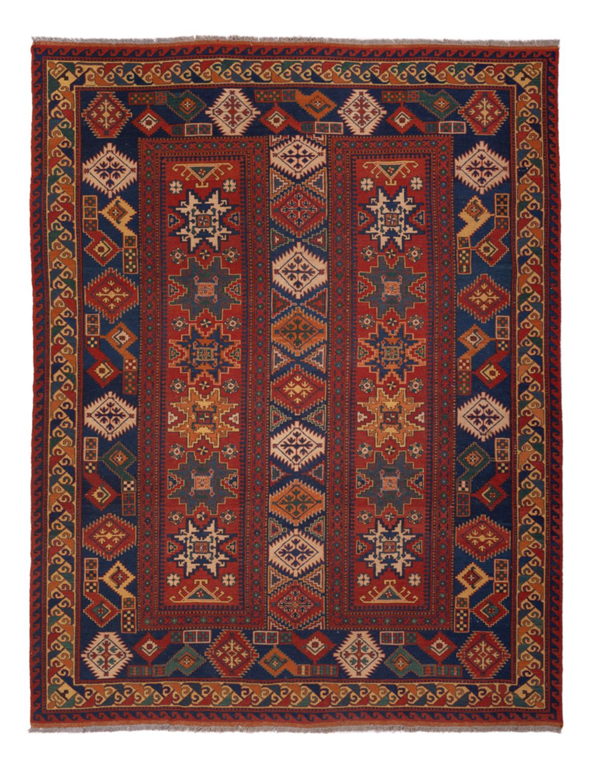 Kelim Carpet - orientalisk matta - 316 x 248 cm - flerfärgad