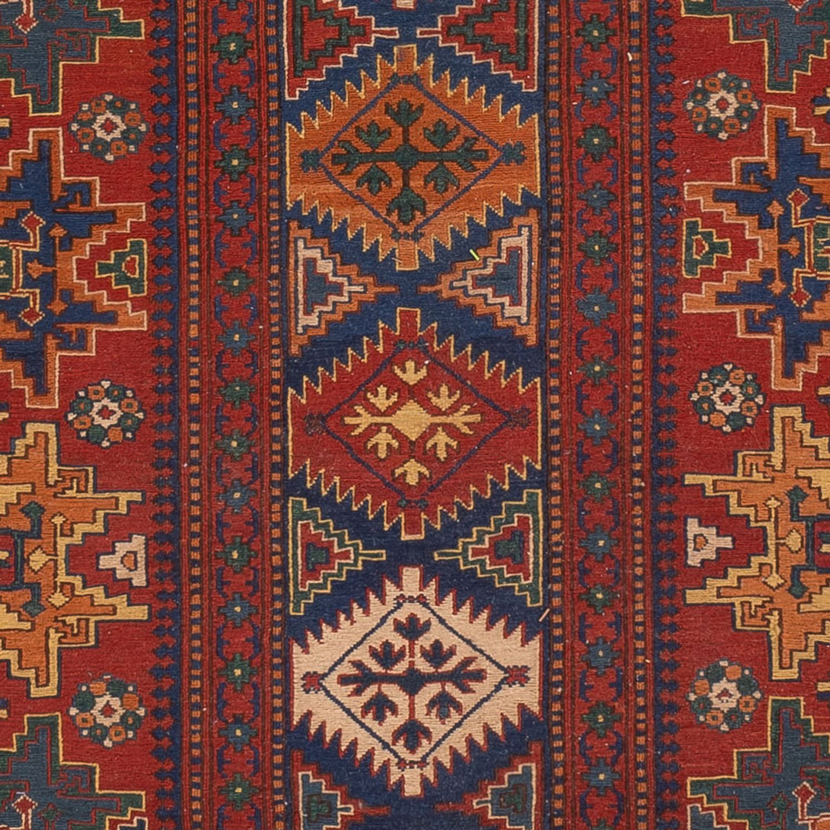 Kelim Carpet - orientalisk matta - 316 x 248 cm - flerfärgad
