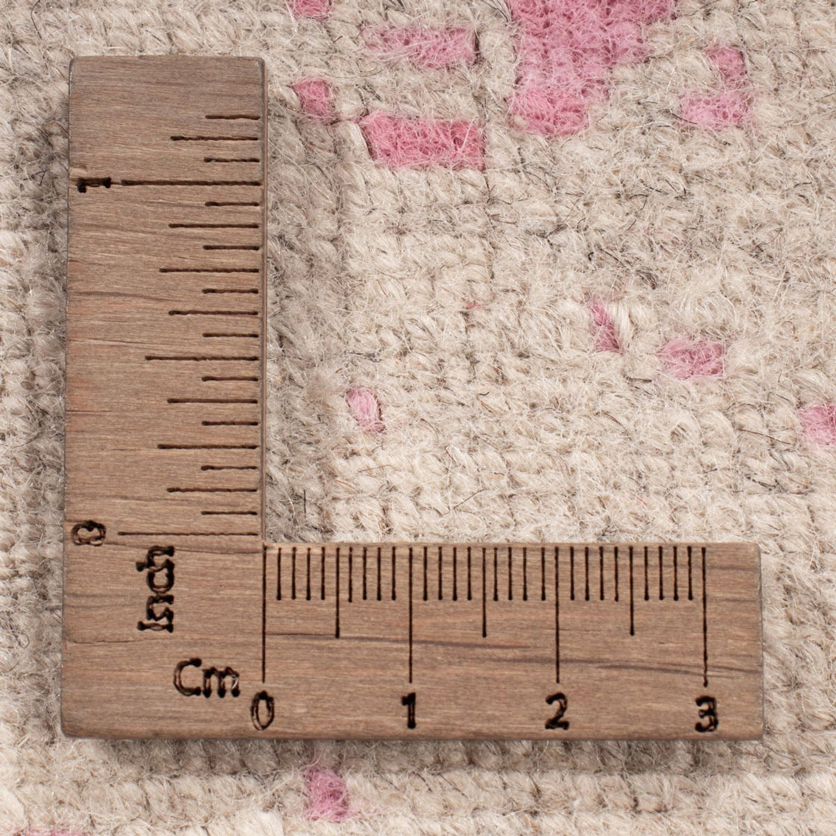 Designermatta - 293 x 256 cm - rosa