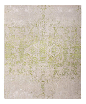 Designermatta - 302 x 250 cm - ljusgrön