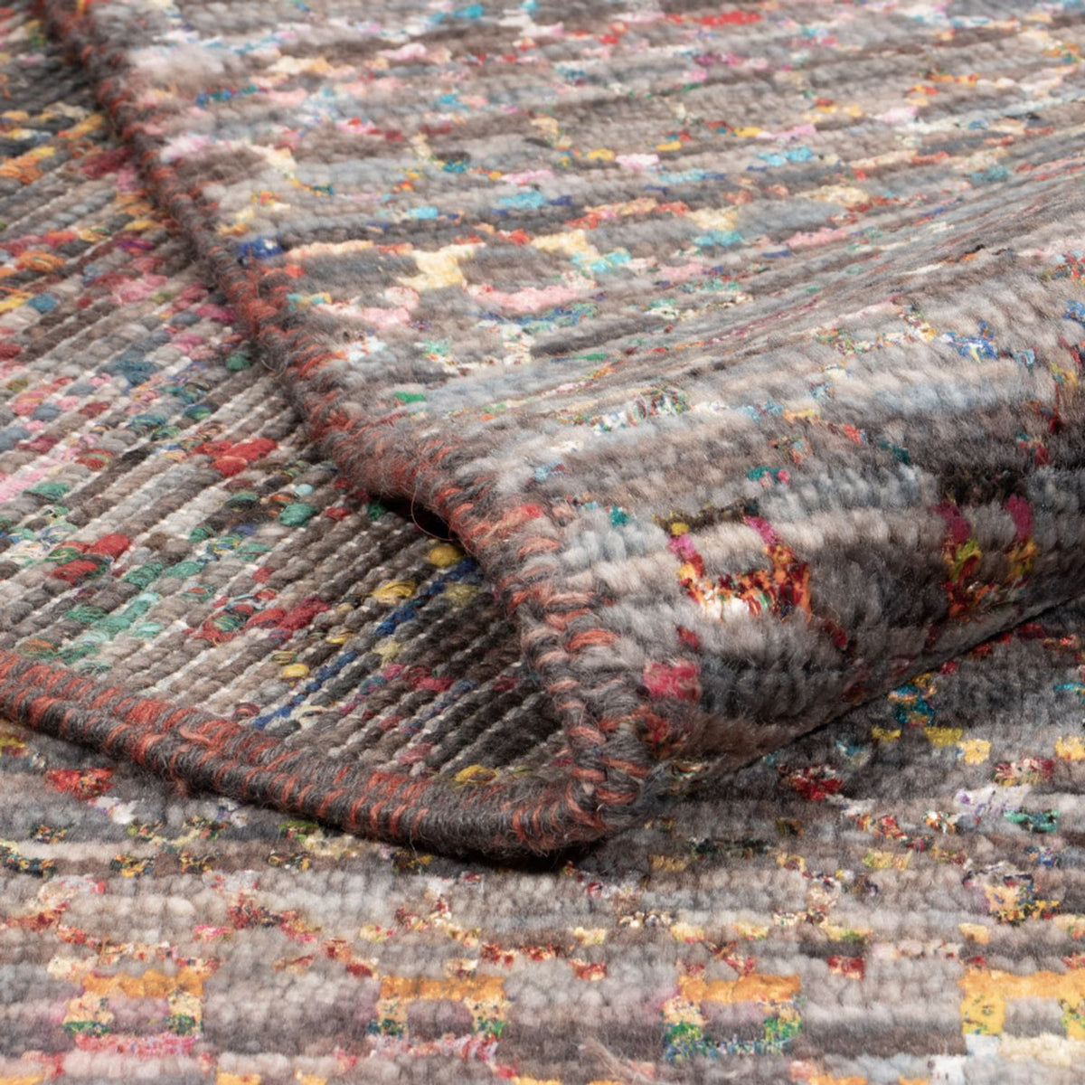 Designermatta - 304 x 249 cm - mörkblå