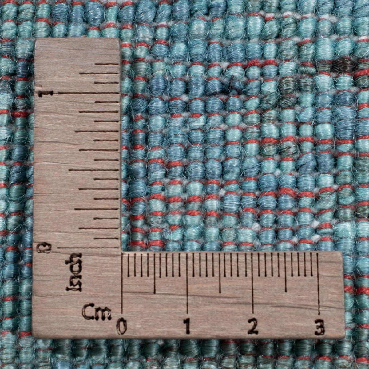 Designermatta - 294 x 248 cm - turkos