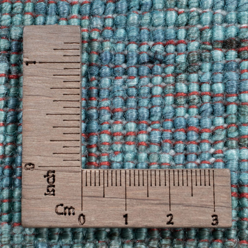 Designermatta - 294 x 248 cm - turkos