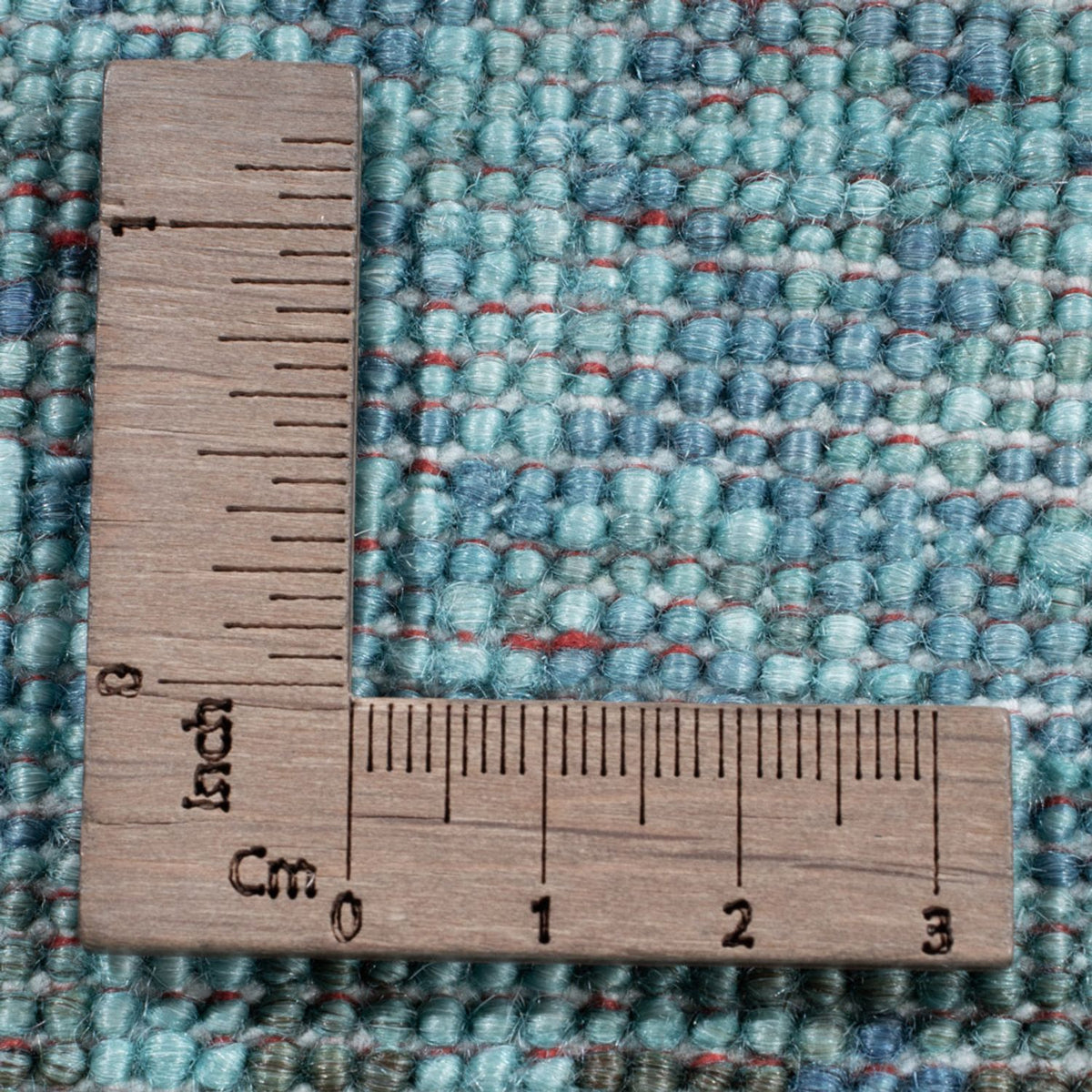 Designermatta - 300 x 247 cm - turkos