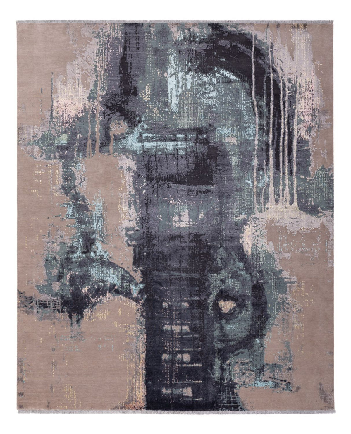 Designermatta - 310 x 253 cm - flerfärgad