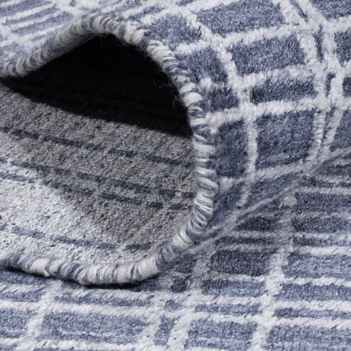 Designermatta - 302 x 248 cm - blå