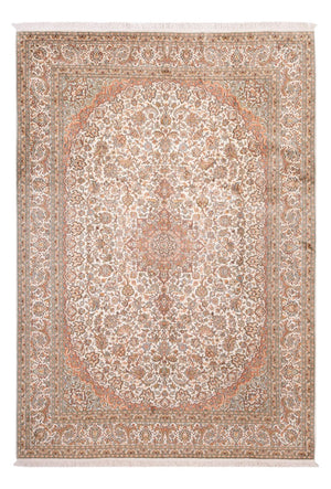 Sidenmatta - Kashmir Silk - 314 x 219 cm - beige