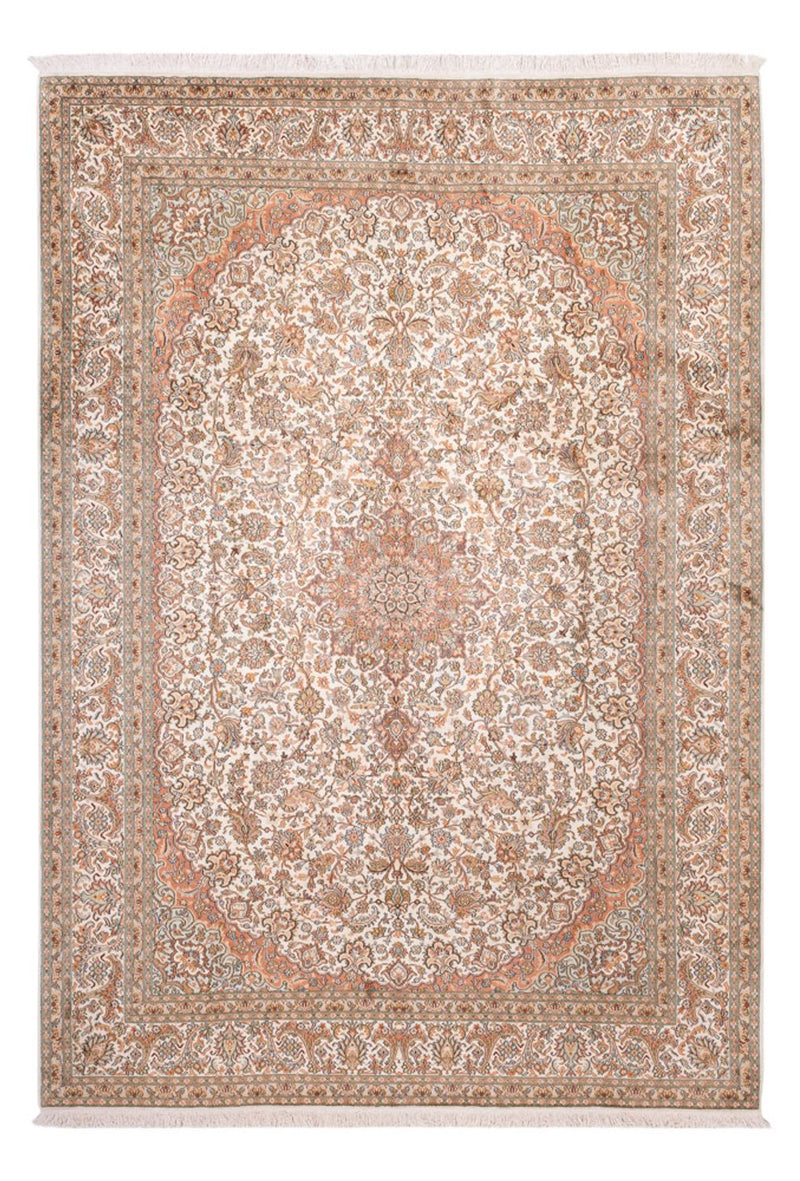 Sidenmatta - Kashmir Silk - 314 x 219 cm - beige