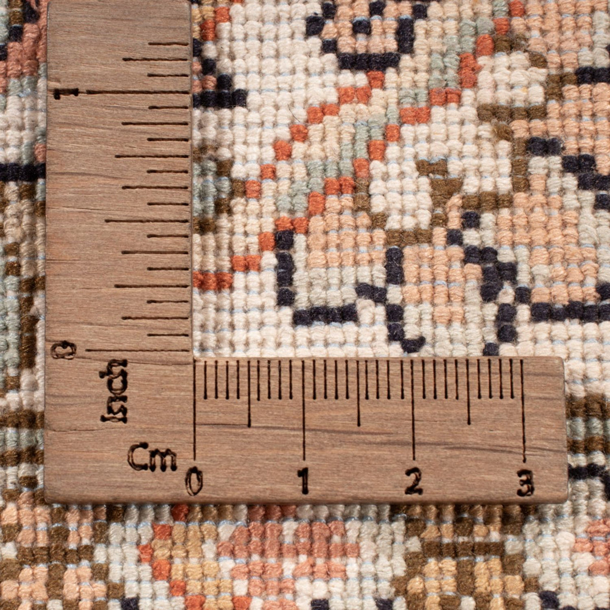 Sidenmatta - Kashmir Silk - 314 x 219 cm - beige