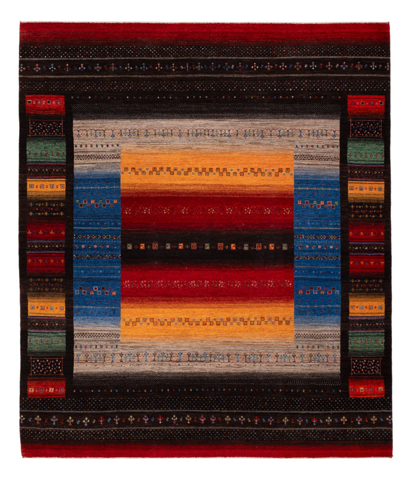 Gabbeh-mattan - Loribaft Indus - 304 x 257 cm - flerfärgad