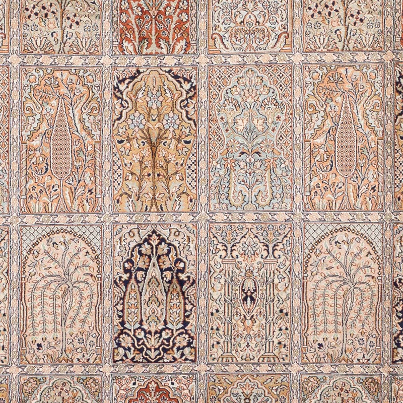 Sidenmatta - Kashmir Silk - 315 x 214 cm - ljusbeige