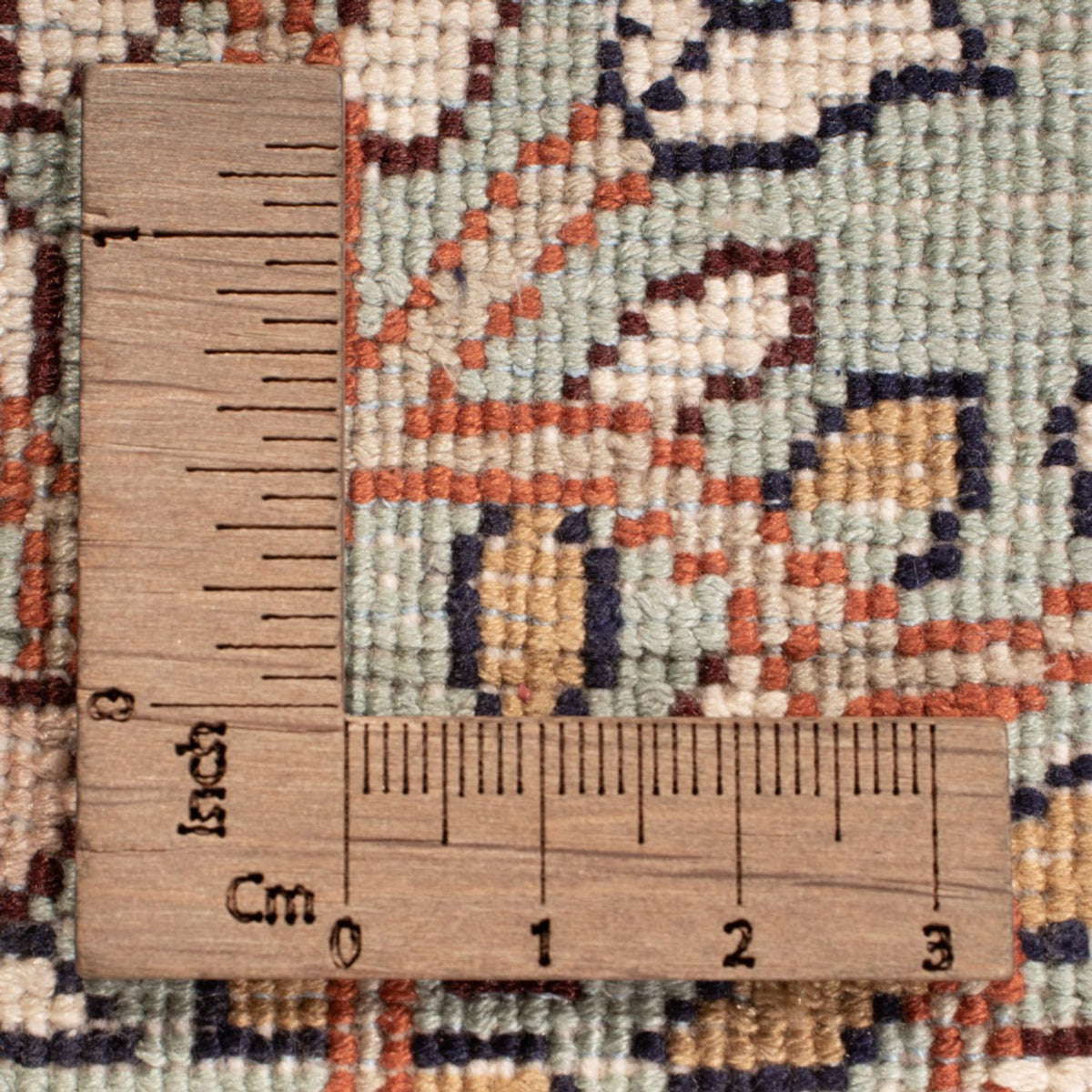 Sidenmatta - Kashmir Silk - 315 x 214 cm - ljusbeige