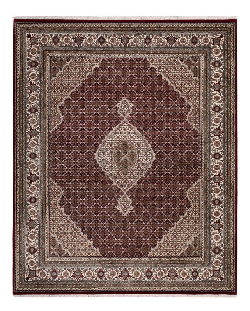 Orientaliska mattor - Tabriz - 256 x 205 cm - mörk beige