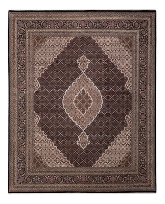 Orientaliska mattor - Tabriz - 305 x 250 cm - mörk beige