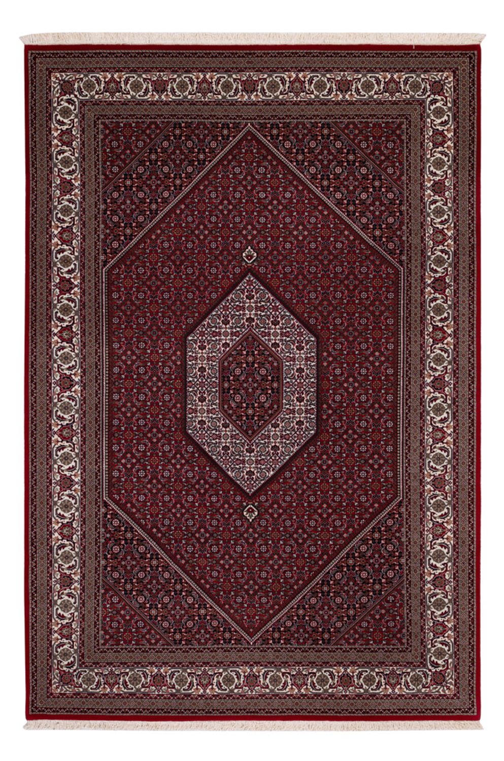 Orientaliska mattor - Bijar - Indus - 298 x 200 cm - mörk kamel