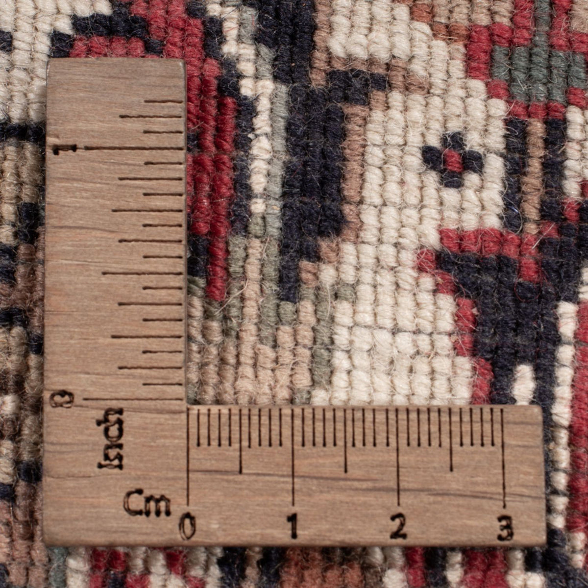 Orientaliska mattor - Bijar - Indus - 305 x 251 cm - mörkröd