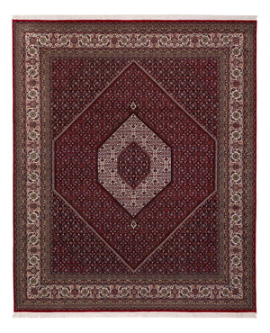 Orientaliska mattor - Bijar - Indus - 304 x 251 cm - mörkröd