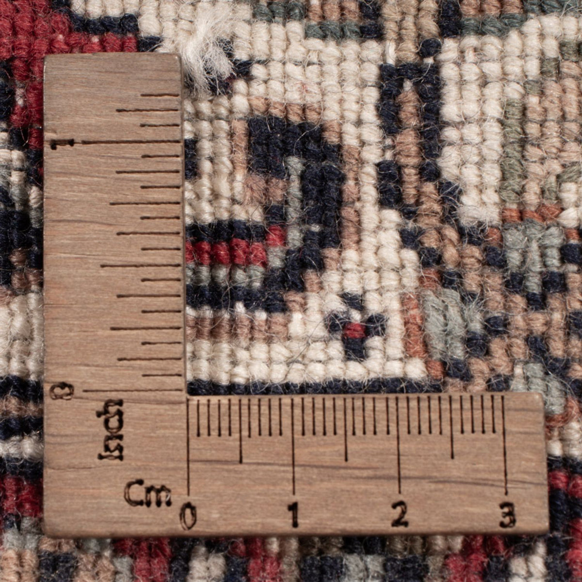 Orientaliska mattor - Bijar - Indus - 304 x 251 cm - mörkröd