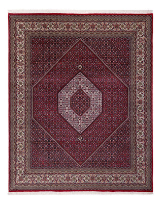 Orientaliska mattor - Bijar - Indus - 300 x 247 cm - mörkröd