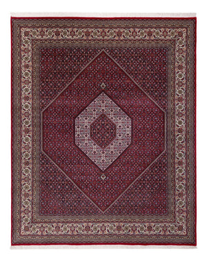 Orientaliska mattor - Bijar - Indus - 300 x 247 cm - mörkröd