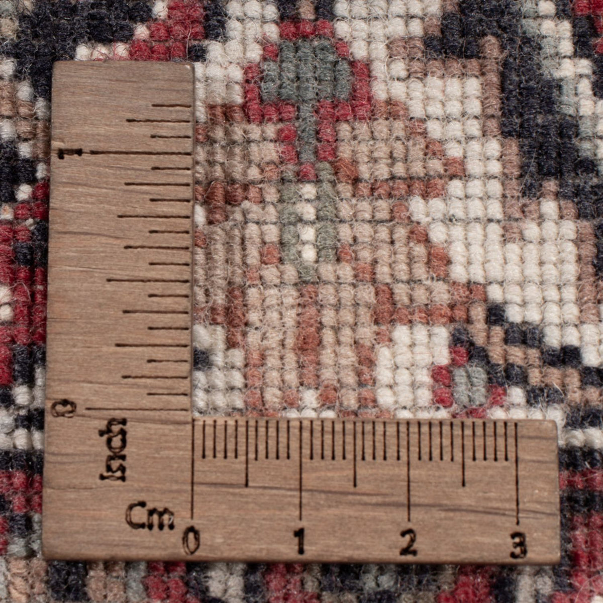 Orientaliska mattor - Bijar - Indus - 300 x 247 cm - mörkröd