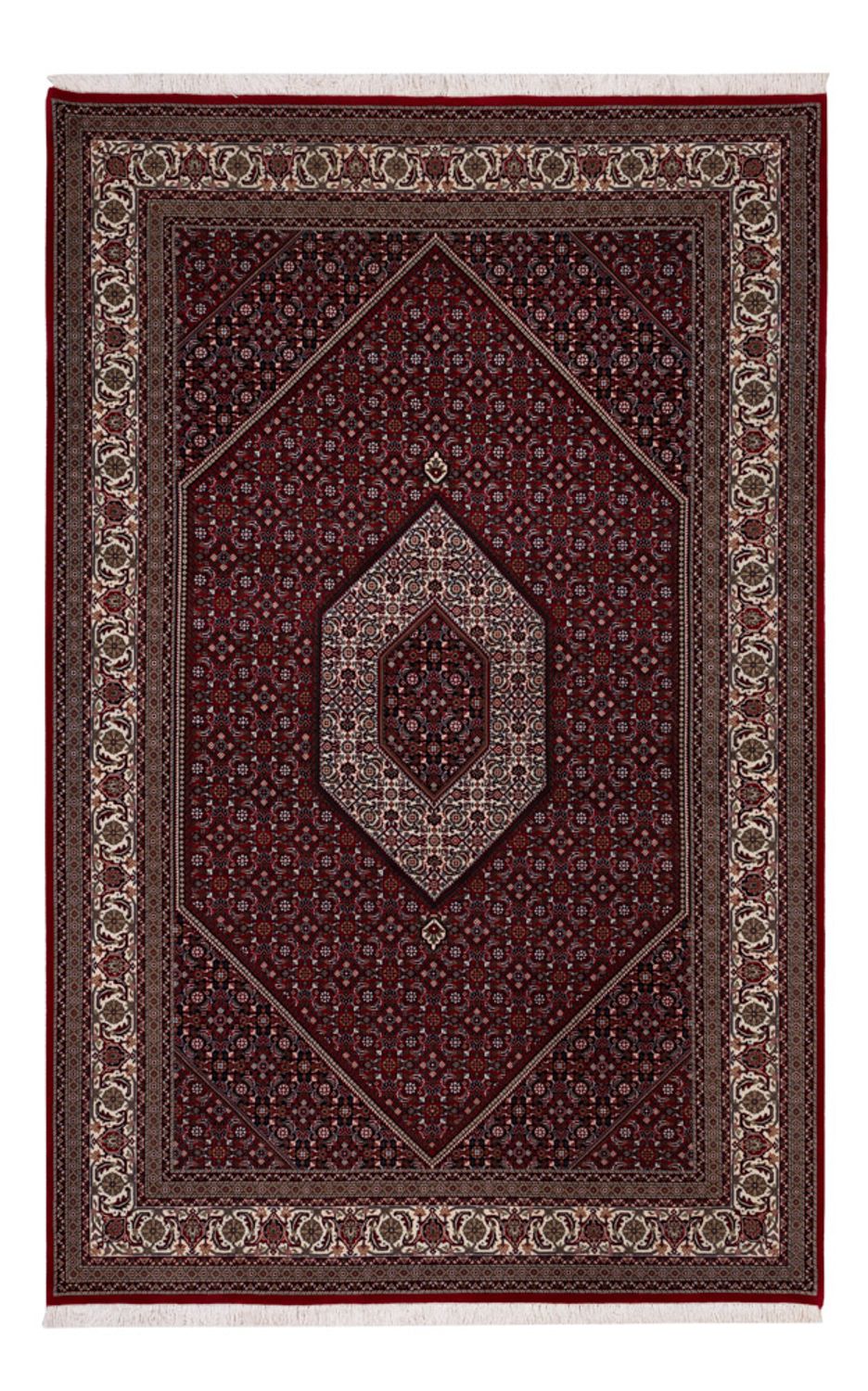 Orientaliska mattor - Bijar - Indus - 305 x 198 cm - mörk kamel