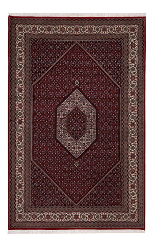 Orientaliska mattor - Bijar - Indus - 305 x 198 cm - mörk kamel