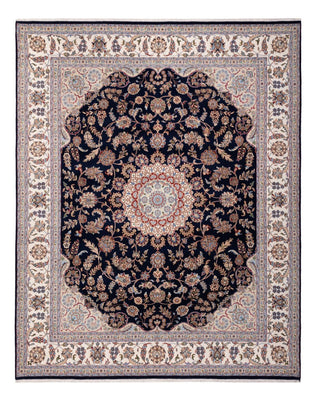 Orientalisk matta - Nain - Indus - 309 x 251 cm - mörkblå