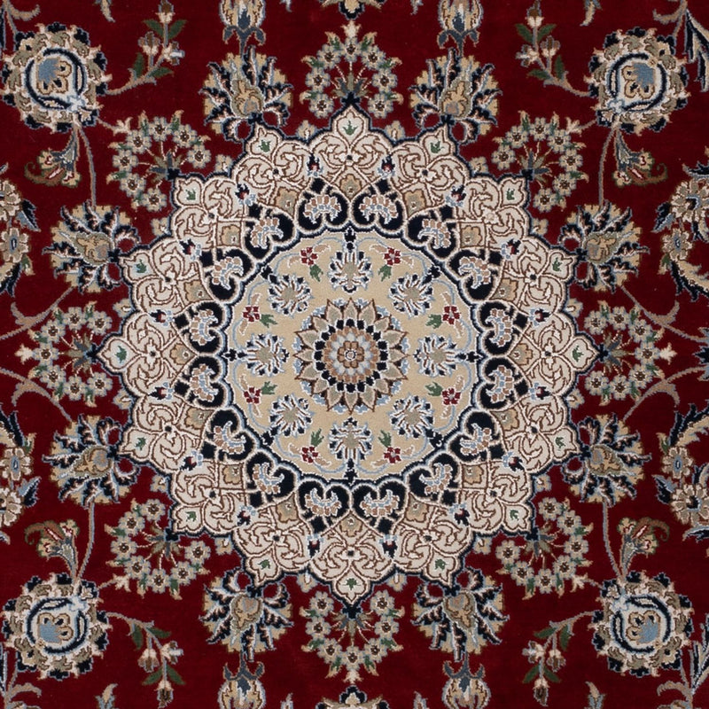 Orientalisk matta - Nain - Indus - 303 x 200 cm - mörkröd
