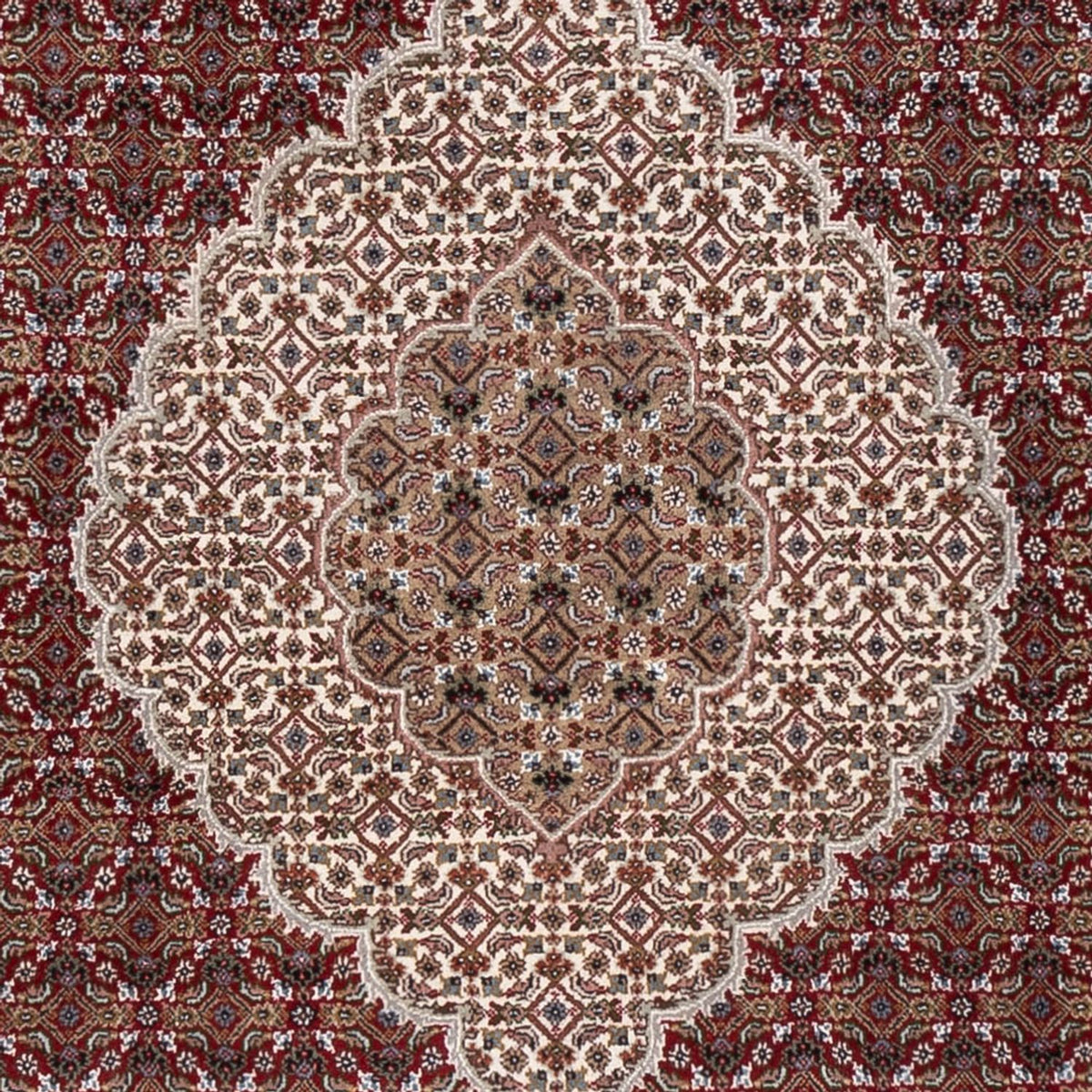 Orientaliska mattor - Tabriz - 303 x 253 cm - mörk beige