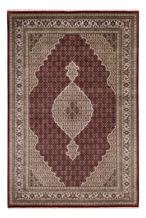 Orientaliska mattor - Tabriz - 275 x 185 cm - mörk beige