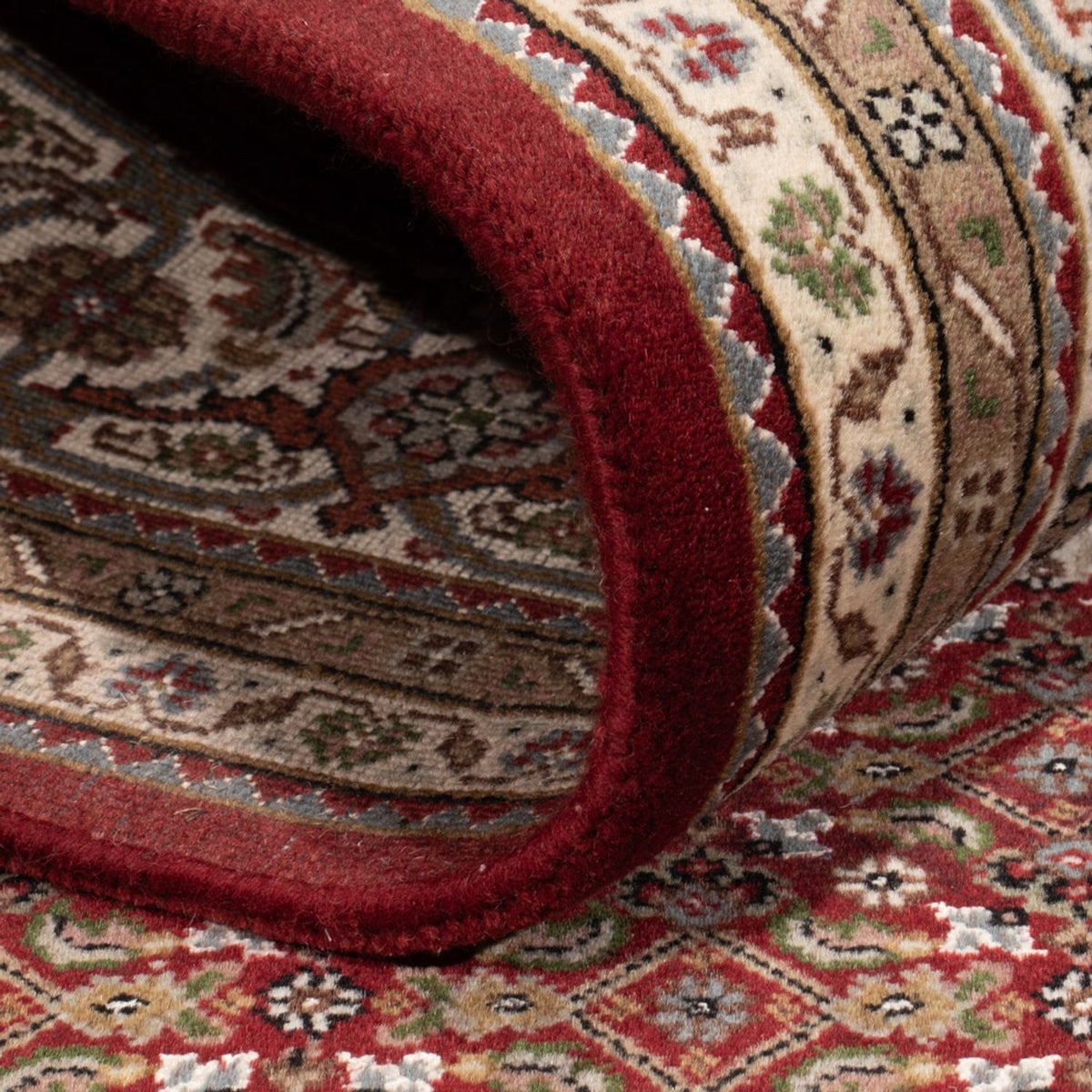 Orientaliska mattor - Tabriz - 275 x 185 cm - mörk beige