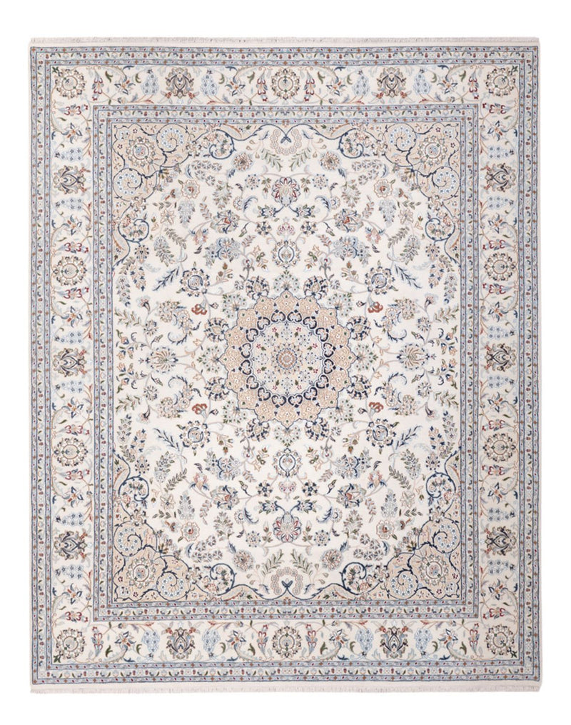 Orientalisk matta - Nain - Indus - 303 x 241 cm - vit