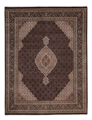 Orientaliska mattor - Tabriz - 259 x 203 cm - mörk beige