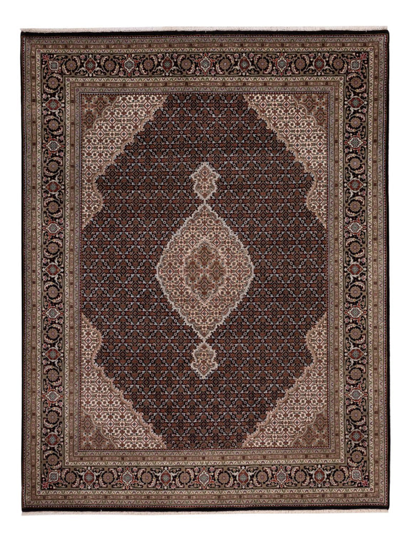 Orientaliska mattor - Tabriz - 259 x 203 cm - mörk beige