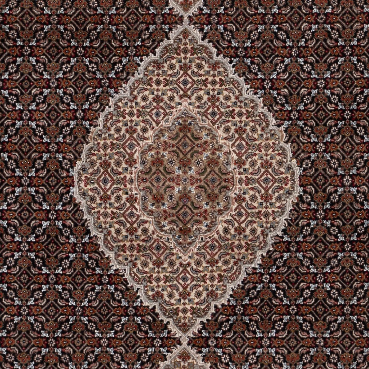 Orientaliska mattor - Tabriz - 259 x 203 cm - mörk beige