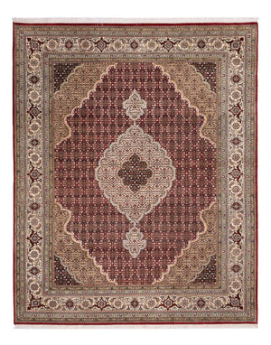 Orientaliska mattor - Tabriz - 255 x 198 cm - mörk beige