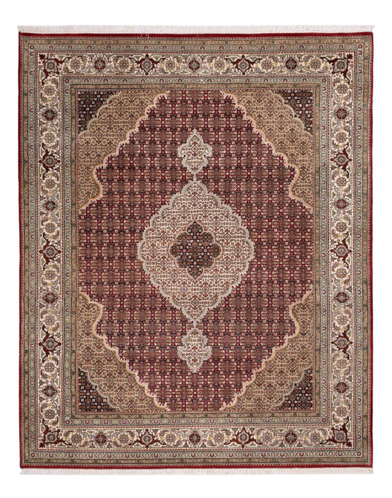 Orientaliska mattor - Tabriz - 255 x 198 cm - mörk beige
